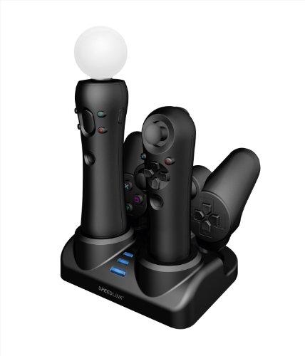 PS3 - TRIDOCK 3-in-1 Move Charging System for PS3 Move, black
