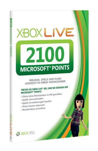 Xbox 360 - Live Points Card 2100