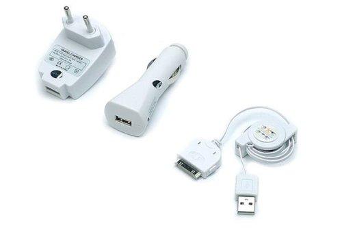 Ladegerät Netzteil KFZ Adapter USB Kabel für alle iPod