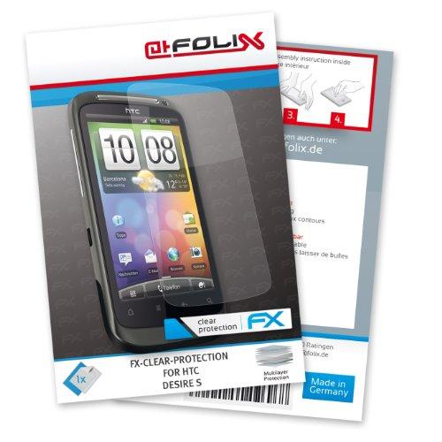 atFoliX FX-Clear Displayschutzfolie für HTC Desire S / DesireS
