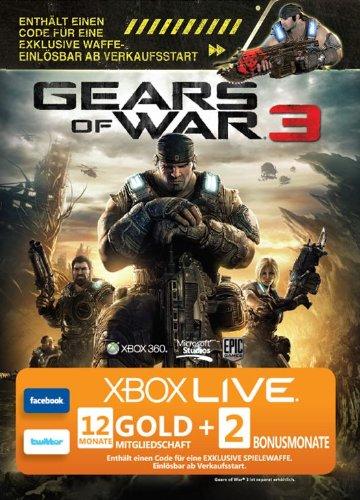 Xbox Live Gold 12 Monate + 2 Bonusmonate und Code für