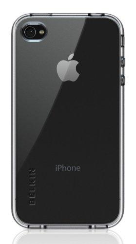 Belkin Apple iPhone 4 Grip Vue TPU Hülle klar