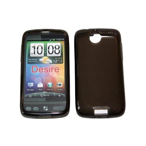 Original Melkco Silikon Case transparent-schwarz für HTC Desire